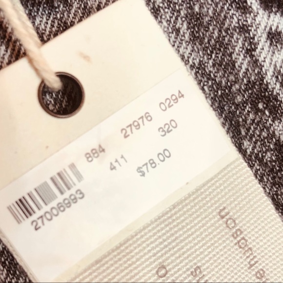 Happy x Nature Gray Denim Ultra Highrise Shorts Size 32 - Picture 6 of 6